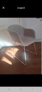 4 Karwei Eetkamerstoelen in Nette Staat, Ophalen, Zo goed als nieuw, Stof, Vier