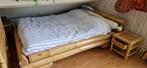 Complete bamboe slaapkamer bed kledingkast nachtkastje lade, Bamboe vintage strand, Gebruikt, Ophalen, Tweepersoons