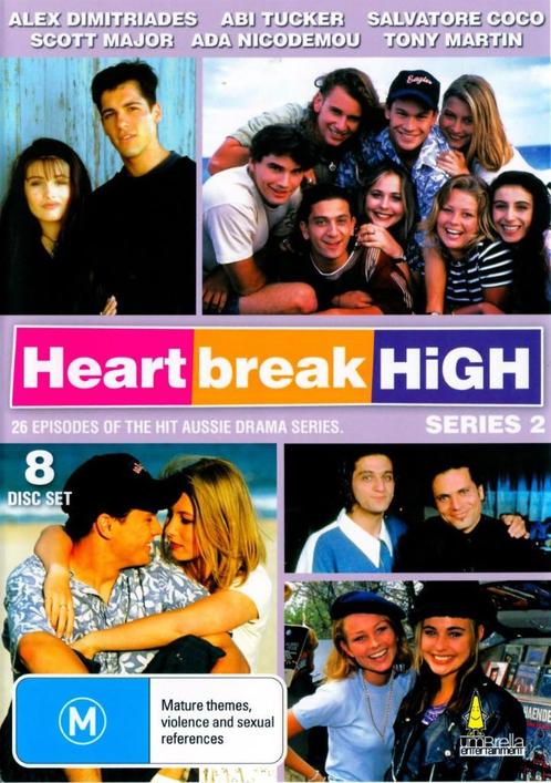 Heartbreak High - Seizoen 2 (8xDVD BOX) Jaren 90 TV-SERIE, Cd's en Dvd's, Dvd's | Tv en Series, Gebruikt, Drama, Boxset, Vanaf 12 jaar
