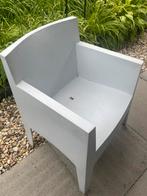 Originele Starck driade wit 4 stuks tuinstoelen, Tuin en Terras, Tuinstoelen, Ophalen, Gebruikt, Kunststof, Stapelbaar