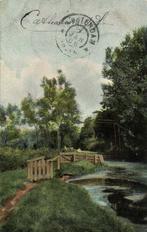 Voorburg. Aan de Broeksloot. - 1906 gelopen, Ophalen of Verzenden, Voor 1920, Ongelopen, Zuid-Holland