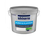 Nieuw Sikkens muurverf muren en plafonds  mat wit 10 liter, Doe-het-zelf en Verbouw, Verf, Beits en Lak, Verzenden, Wit, Nieuw