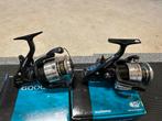 Nieuwe Shimano 6000 OC baitrunner, Ophalen of Verzenden, Zo goed als nieuw, Molen
