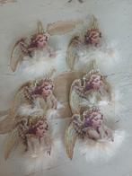 Mooie kerst engeltjes met veertjes, brocante, Antiek en Kunst, Curiosa en Brocante, Ophalen of Verzenden