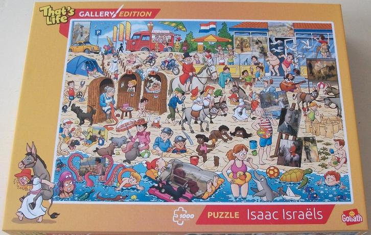 Puzzel *** ISAAC ISRAËLS *** 1000 stukjes Gallery Edition, Hobby en Vrije tijd, Denksport en Puzzels, Zo goed als nieuw, Legpuzzel