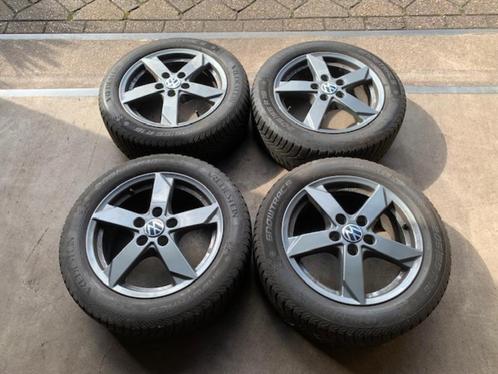 VW GOLF 5/6/7/8 CADDY SKODA SEAT VELGEN + BANDEN 205 55 R16, Auto-onderdelen, Banden en Velgen, Banden en Velgen, 16 inch, 205 mm
