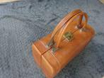 Fraaie beauty case, of Tas,  leer., Gebruikt, Bruin, Ophalen of Verzenden, Met slot