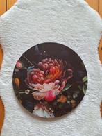 Wandschilderij rond canvas bloemen, Huis en Inrichting, Woonaccessoires | Schilderijen, Tekeningen en Foto's, Ophalen, Minder dan 50 cm