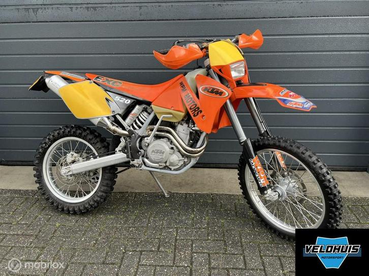 KTM 520 EXC Racing 2001 super netjes! Incl kenteken, enduro, Motoren, Motoren | KTM, Bedrijf, Overig, 12 t/m 35 kW