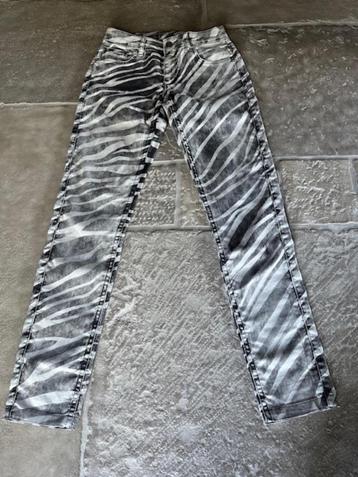 Capsize spijkerbroek jeans animal print The Sting mt 27 / XS beschikbaar voor biedingen