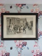 Groot schilderij Jachttafereel print, Ophalen