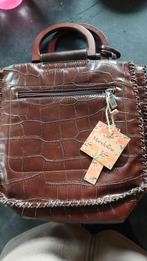 Leuke bruine leren tas, Ophalen, Bruin, Aktetas of Boekentas, 40 tot 50 cm