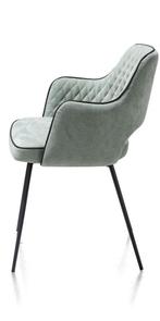 6 Nieuwe Armleuning stoelen, Mint kleur, Benton Xooon, Nieuw, Vijf, Zes of meer stoelen, Scandinavisch design, Metaal