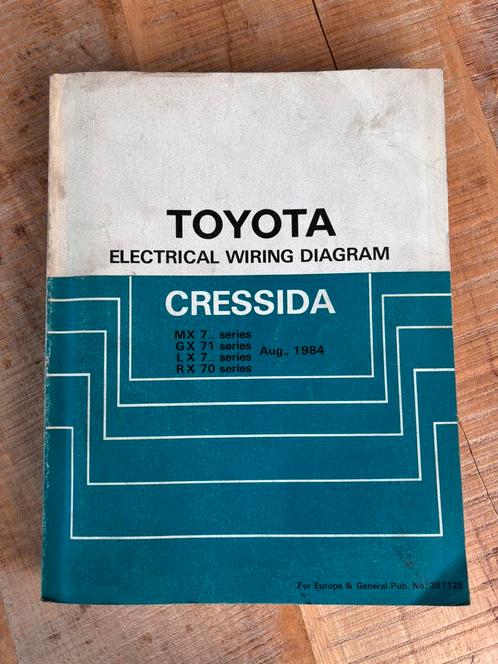 Elektrisch schema handboek Toyota Cressida 1984, Auto diversen, Handleidingen en Instructieboekjes, Ophalen of Verzenden