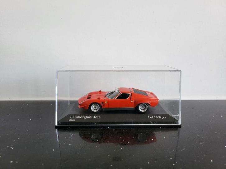 MiniChamps 1/43 Lamborghini Miura Jota Rosso, Hobby en Vrije tijd, Modelauto's | 1:18, Nieuw, Auto, MiniChamps, Ophalen of Verzenden