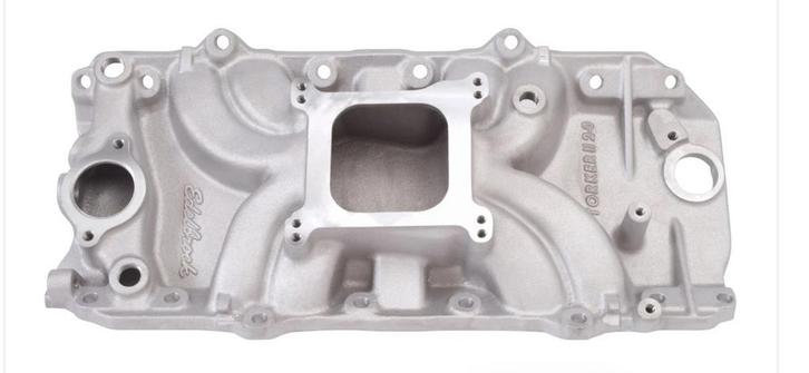 Gezocht. Edelbrock intake 5061, Auto-onderdelen, Motor en Toebehoren, Chevrolet, Gebruikt, Ophalen