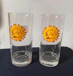 2 Coca-cola glazen met zon/always. H. 14,5 cm, Verzamelen, Glas en Borrelglaasjes, Ophalen of Verzenden, Zo goed als nieuw, Frisdrankglas