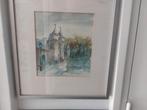 Aquarel Helpoort Maastricht, Antiek en Kunst, Ophalen of Verzenden