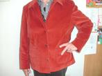 blazer Gelco cognac mt 44   zachte velours stof, Bruin, Gelco, Maat 42/44 (L), Ophalen of Verzenden