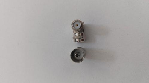 COAX Adapters NIEUW - M naar F (recht en 90 graden), Doe-het-zelf en Verbouw, Elektra en Kabels, Nieuw, Ophalen of Verzenden
