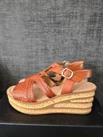Gabor cognac leren sleehak schoenen 5 ( 38 ), Kleding | Dames, Schoenen, Ophalen of Verzenden, Zo goed als nieuw, Bruin