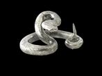 Massief zilveren ratelslang miniatuur, Ophalen of Verzenden, Zilver
