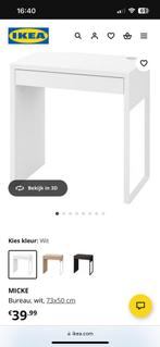 IKEA bureau (groen en roze), Huis en Inrichting, Bureaus, Ophalen, Zo goed als nieuw