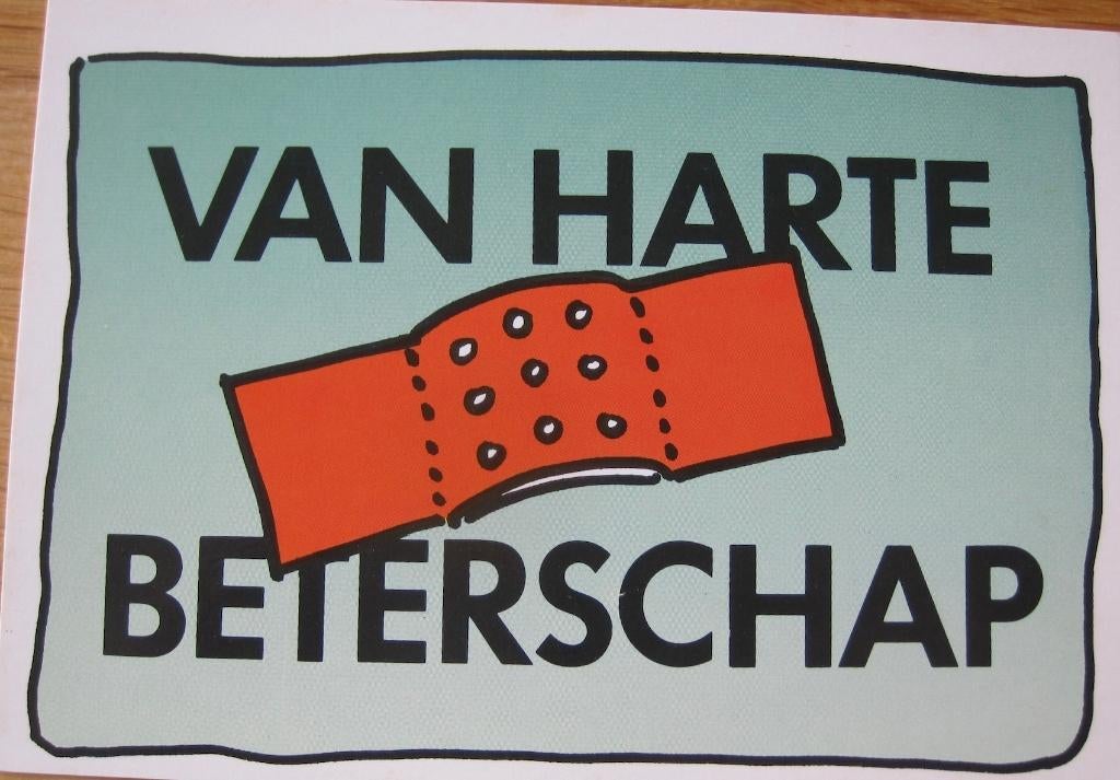 voor het kind - van harte beterschap - 1988 - nieuw, Verzenden, 1980 tot heden, Ongelopen, Overige thema's