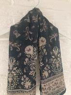 Boho Sjaal Shawl met zilver lurexdraad en prachtige print, Maat 38/40 (M), Ophalen of Verzenden, Zo goed als nieuw, Sjaal