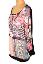 GEISHA top, blouse-top, truitje, flowers, Mt. XXL, Kleding | Dames, Tops, Geisha, Lange mouw, Zo goed als nieuw, Maat 46/48 (XL) of groter