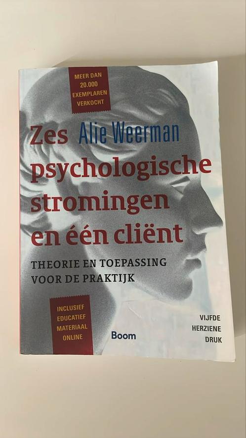 Alie Weerman - Zes psychologische stromingen en een client, Boeken, Psychologie, Zo goed als nieuw, Persoonlijkheidsleer, Ophalen of Verzenden