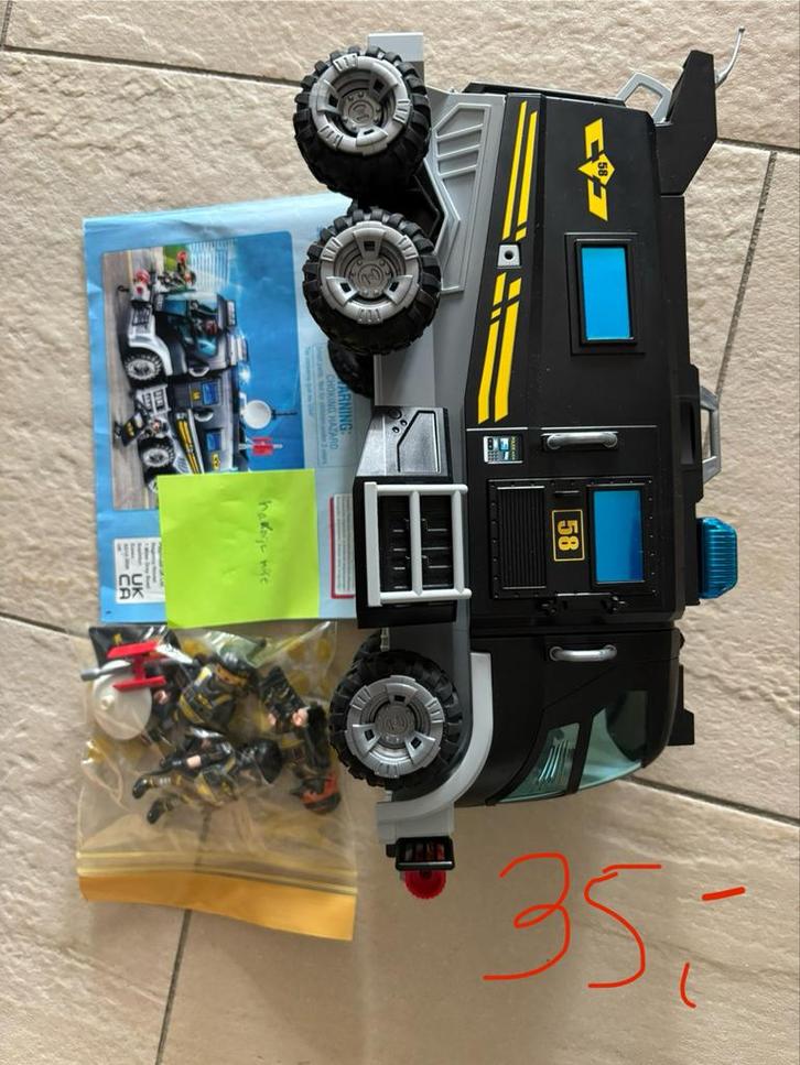 Playmobil Politiebus met Figuren & Accessoires, Kinderen en Baby's, Speelgoed | Playmobil, Zo goed als nieuw, Complete set, Ophalen of Verzenden