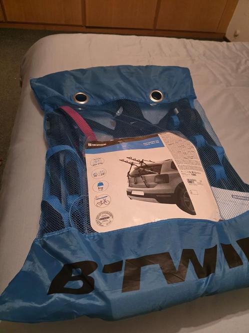 Fietsdrager achterklep Decathlon 300, Auto diversen, Fietsendragers, Zo goed als nieuw, Achterklepdrager, 3 fietsen of meer, Ophalen