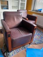 Art Deco / Amsterdamse school fauteuils, Huis en Inrichting, Fauteuils, Ophalen, Gebruikt, Art Deco / Amsterdamse school, 50 tot 75 cm