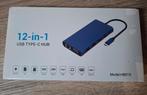 12-in-1 USB-C Hub - Docking Station, Ophalen of Verzenden, Nieuw, USB-hub, Laptop