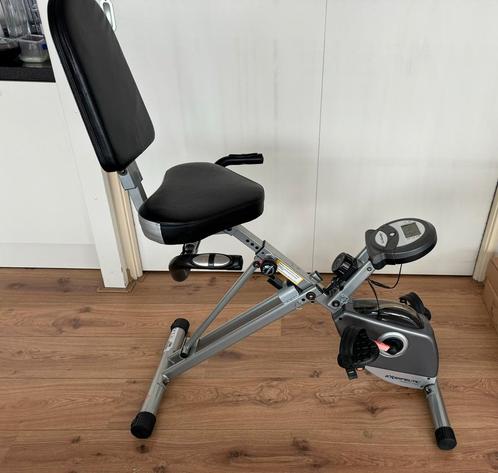 Desk bike / stationary bike with back rest, Sport en Fitness, Fitnessapparatuur, Zo goed als nieuw, Metaal, Ophalen