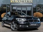 BMW 1-serie 118i Sport|LED|CLIMATE|KEYLESS|17''|LEDER, Achterwielaandrijving, Gebruikt, 4 cilinders, 1290 kg