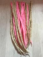 Synthetische dreads blond / roze, Sieraden, Tassen en Uiterlijk, Uiterlijk | Haarverzorging, Ophalen of Verzenden, Zo goed als nieuw