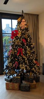 Kerstboom kunst – Zwart – 240 cm – Incl. kerstballen, Diversen, Ophalen