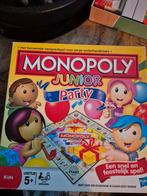 Monopoly junior party editie, Hobby en Vrije tijd, Gezelschapsspellen | Bordspellen, Ophalen of Verzenden