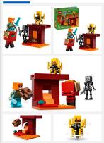 LEGO MINECRAFT The nether lava battle, Ophalen of Verzenden, Zo goed als nieuw
