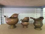 Antieke Kolenkit Emmer Set - Koper & Brons, Antiek en Kunst, Antiek | Koper en Brons, Ophalen, Brons
