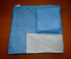 Marc o Polo dekbedovertrek Keersten - blauw ecru - 140 x 220, Eenpersoons, Dekbedovertrek, Zo goed als nieuw, Verzenden