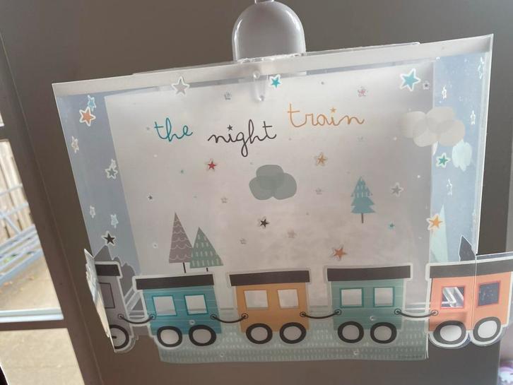 Leuke Hanglamp Kinderkamer - Trein Thema, Kinderen en Baby's, Kinderkamer | Inrichting en Decoratie, Gebruikt, Lamp, Ophalen