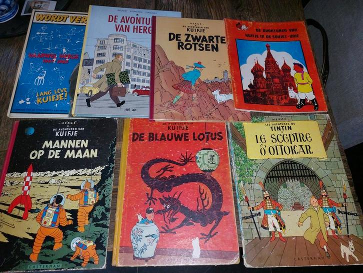 Verzameling Kuifje oud - recent, Boeken, Stripboeken, Gelezen, Meerdere stripboeken, Ophalen of Verzenden