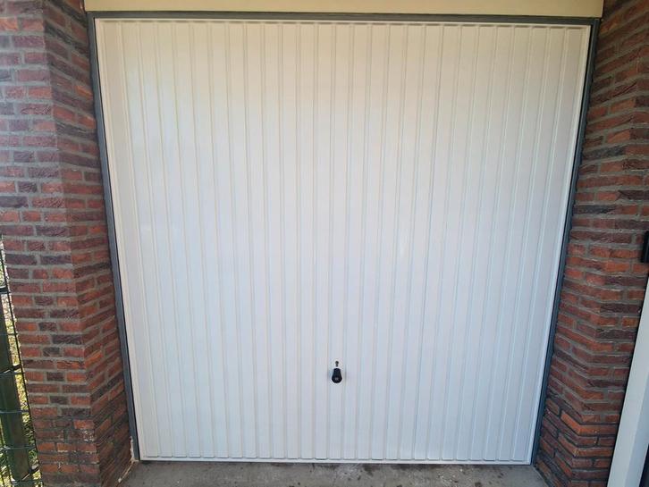 Hörmann elektrische stalen kanteldeur – 2375x2375, Doe-het-zelf en Verbouw, Deuren en Horren, Zo goed als nieuw, Garagedeur, 215 cm of meer