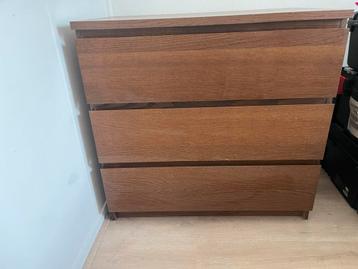 Gebruikte malm kast IKEA - 3 lades - afbeelding 2