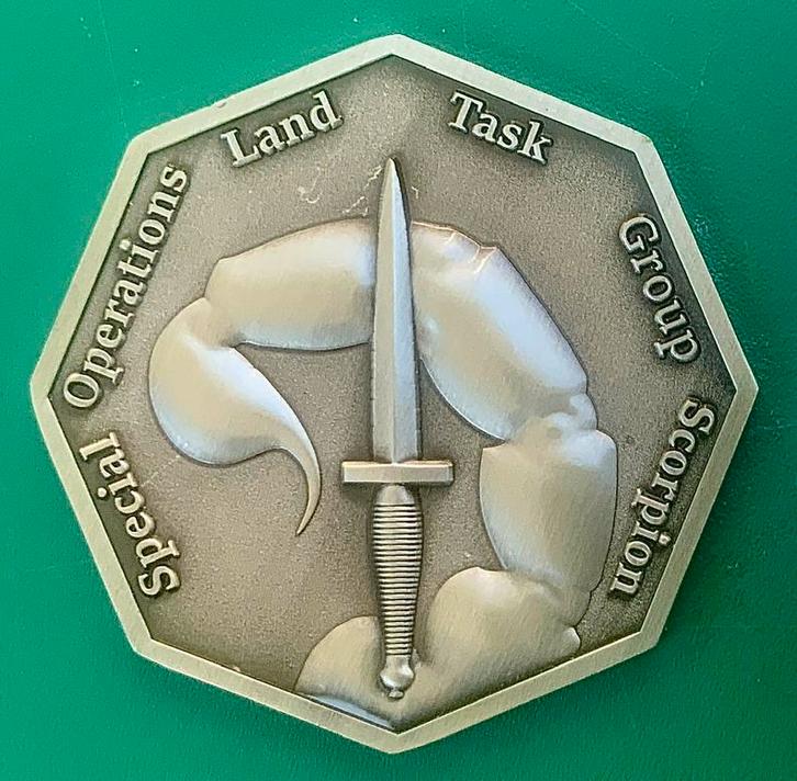 Coin nr 206 uit overzicht Coins KCT commando, Verzamelen, Militaria | Algemeen, Landmacht, Embleem of Badge, Nederland, Ophalen of Verzenden