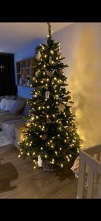 Kunst Kerstboom met lichtjes 2.30 hoog, Diversen, Kerst, Ophalen, Zo goed als nieuw