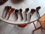 8 hele oude tabak pijpen met opbergrek voor pijpen, Ophalen of Verzenden, Gebruikt, (Water)pijp